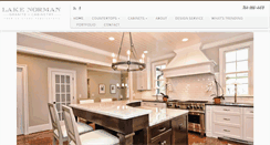 Desktop Screenshot of lakenormangranite.com