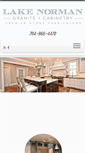 Mobile Screenshot of lakenormangranite.com